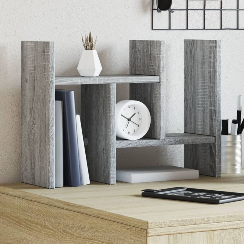 Organisateur de bureau sonoma gris 34,5x15,5x35,5 cm Vidaxl