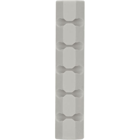 Organisateur de Câbles Bureau avec Support, Gestion Câbles Ordinateur Portable - Matériau Durable, Plusieurs Couleurs, Gris