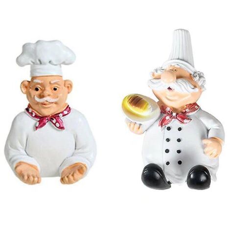 Organisateur de câbles électriques Cartoon Chef - Lot de 2, support de rangement pour prises de cuisine avec crochets robustes