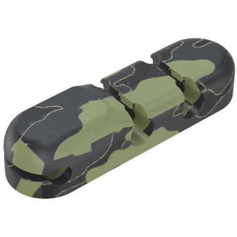 Organisateur de Câbles USB en Silicone avec 3 Rangs pour Écouteurs et Fils - Gain de Place