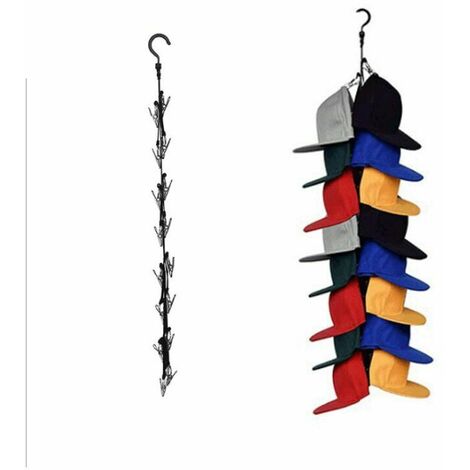 Organisateur De Casquette À Suspendre Pour Placard, Décor De Vacances , 16 Casquette De Baseball, Support De Casquette À Crochet De Placard, Organisateur De Rangement Pour Chapeau - Gardez Les Chapeau