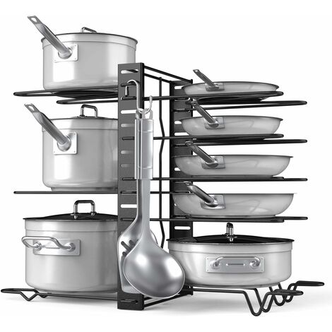 Porte-casserole, 2 méthodes de bricolage Porte-casserole Rack de