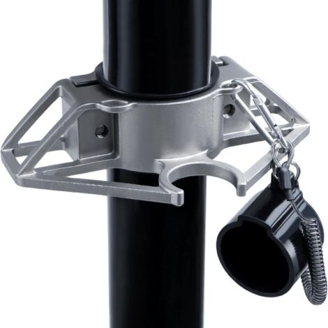 Organisateur de chaîne de traction pour remorque en acier inoxydable avec support de prise de remorque à 7 broches, support de câble de remorque robuste