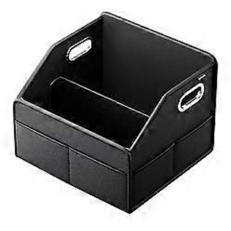 Organisateur de coffre de voiture pliable, boîte de rangement multi-compartiments pour l'intérieur de la voiture