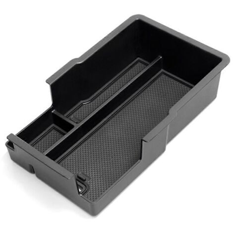 Organisateur de console centrale pour Chevrolet Equinox, boîte de rangement pour accoudoir - Noir -