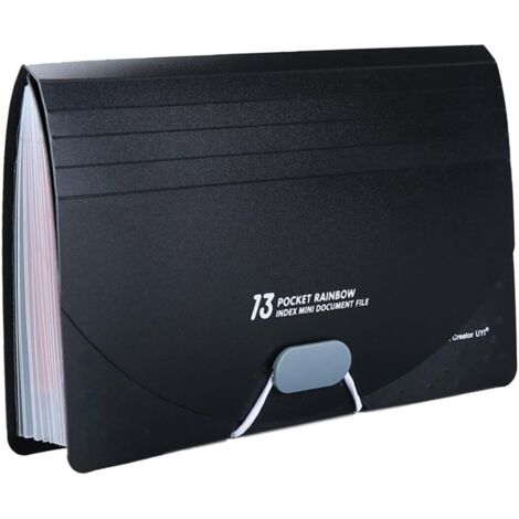Organisateur de Documents Compact avec Compartiments Trieur Accordéon Mini