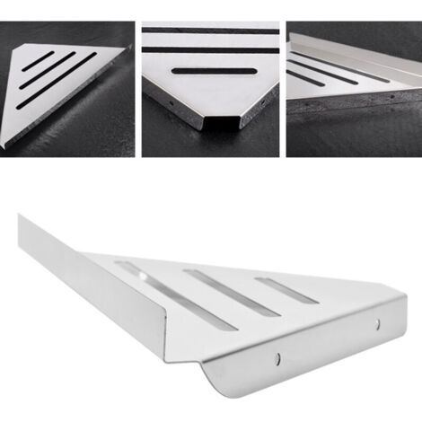 Organisateur de douche d'angle de support de stockage de Triangle d'acier inoxydable pour le Type de perceuse de salle de bains à la maison