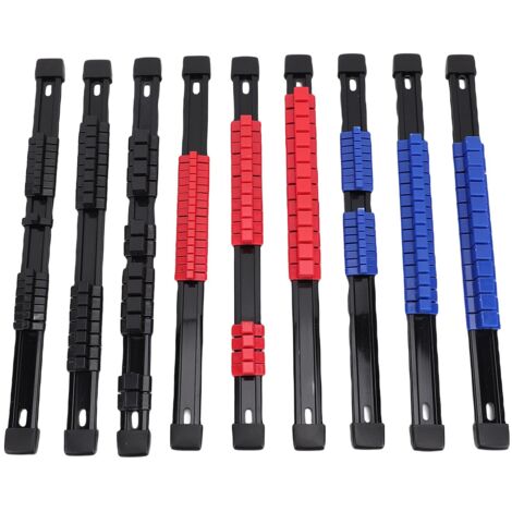 Organisateur de douilles 9 pièces, outils ABS pour entraînements 1/2 pouce, 3/8 pouce et 1/4 pouce - Porte-douilles robuste, supports de douilles de qualité supérieure, rail de fixation pour douilles.