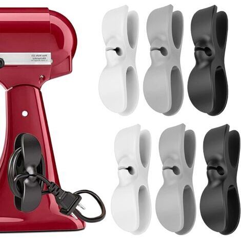 Organisateur de Fil Electrique, 6 Organiseur Cordon Câble Support de Cordon Electroménagers