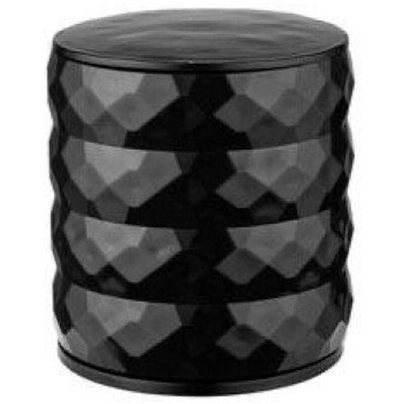 Organisateur de maquillage noir à 4 niveaux