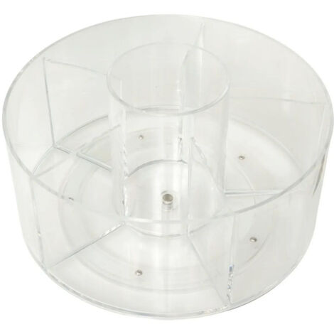 Organisateur de Maquillage Rotatif "Selena" 23cm Transparent