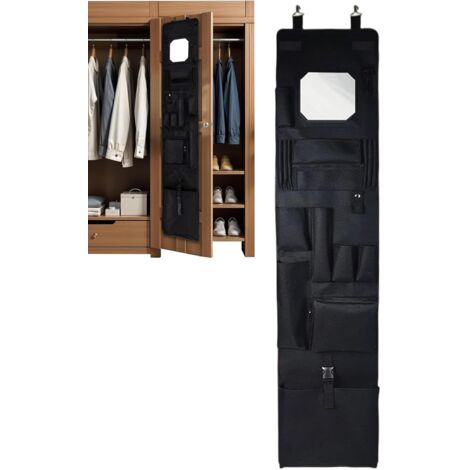 Organisateur De Porte De Casier Avec Miroir Porte revêtement Imperméable