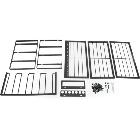 Organisateur de Rangement pour Outils Électriques 4 Niveaux Support de Stockage pour Garage-KZQ