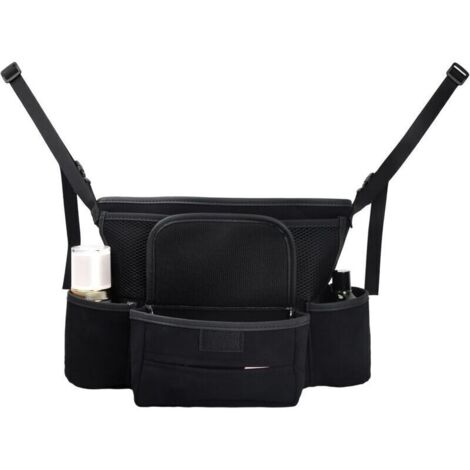 Organisateur de Rangement pour Siege Voiture, Sac Rangement Suspendu Voiture Entre Siege Avant avec Support de Sac à Main Pour Boire Téléphone Tissu, Protection de Dossier Voiture, 36x25cm,de