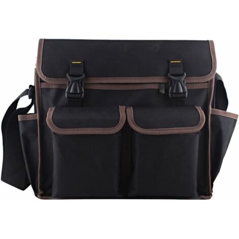 Organisateur de Sac à Outils, Sac à Outils pour électricien, Sac à Outils Robuste, Sac à outils, Sac À Outils En Toile Sacoche, sac à outils étanche avec bandoulière réglable