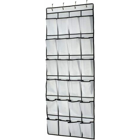 Organisateur de sac de rangement sur la porte pour chaussures Organisateurs suspendus multifonctions Sac de rangement suspendu pour chambre à coucher Salle de bain Placard Rangement de chaussures susp