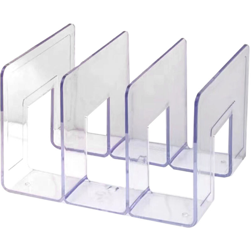 Organisateur de sacs à main, étagère de rangement transparente pour la maison, étagère à mini-sacs à main, 3 sections, couleur transparente
