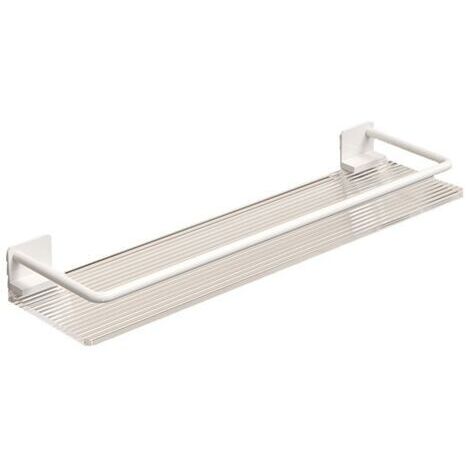 Organisateur de salle de bain, étagère murale adhésive, étagères flottantes, rangement d'angle de douche, porte-serviettes décoratif