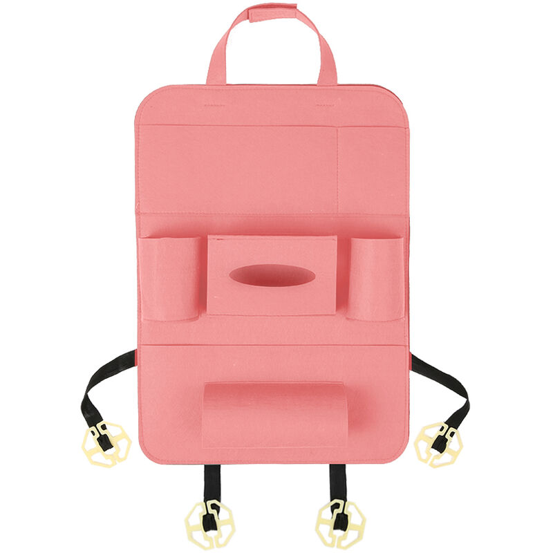 Asupermall - Organisateur De Siege Arriere De Voiture Auto Support De Feutre De Voiture Couvre Siege Multi-Poches Polyvalent Conteneur De Rangement