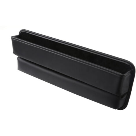 Organisateur de siège auto multifonctionnel, boîte de rangement en cuir pour téléphone et lunettes de soleil.