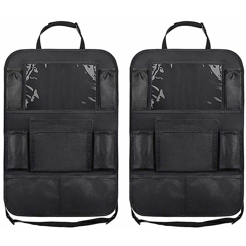 Asupermall - Organisateur De Siege De Voiture Multifonctionnel Siege Arriere Sac De Rangement Cintre Oxford Tissu Siege Arriere Couverture Rangement