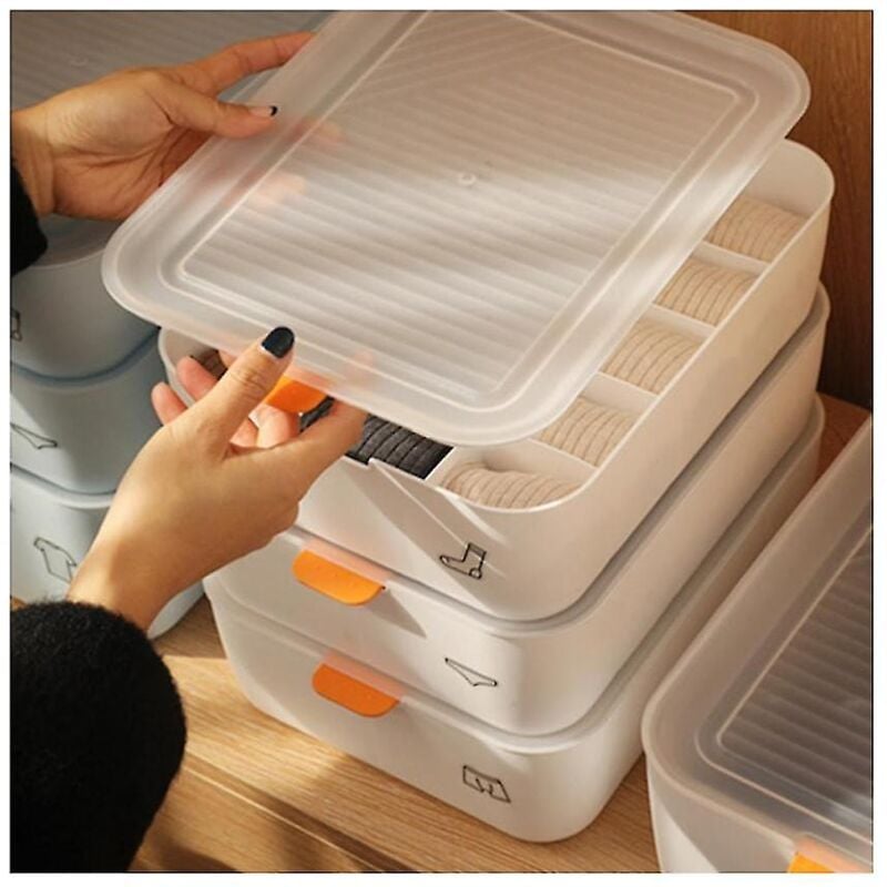 Feiyue - Organisateur de sous-vêtements pliable pour armoire de maison, boîte de rangement, organisateur de placard, tiroir, chaussettes, shorts