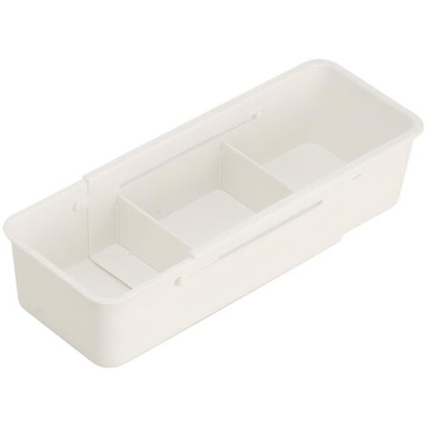 Organisateur de tiroir multifonction, réglable et extensible, avec séparateurs, pour ustensiles de cuisine, salle de bain, chambre, dressing