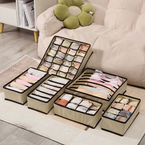 Organisateur De Tiroir Pliable Vêtement,Boîte De Rangement Haute