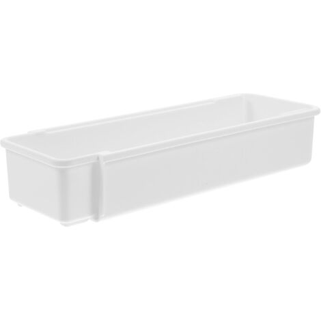 Organisateur de Tiroir Réglable en Plastique PP, Boîte Rangement pour Vaisselle à Tiroir, Séparateur Modulable Couverts et Ustensiles Cuisine, Organiseur Polyvalent -
