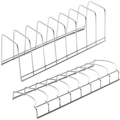 Organisateur de vaisselle inox pour évier, égouttoir avec porte-assiettes et porte-bol, rangement de cuisine pratique