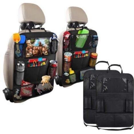 Organisateur de voiture - Non spécifié - 2 PCS - Tissu Oxford 600D - 10 poches - Support tablette jusqu'à 10,1"