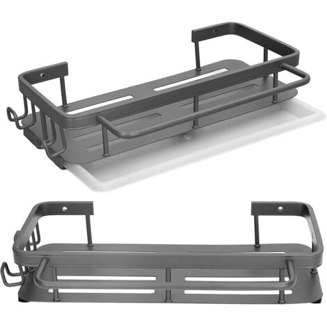 Organisateur D'étagère Adhésive De Salle De Bain, Rangement De Douche, étagère Murale D'évier De Cuisine, étagère De Cuisine sans Trace, égouttoir à Vaisselle pour la Maison