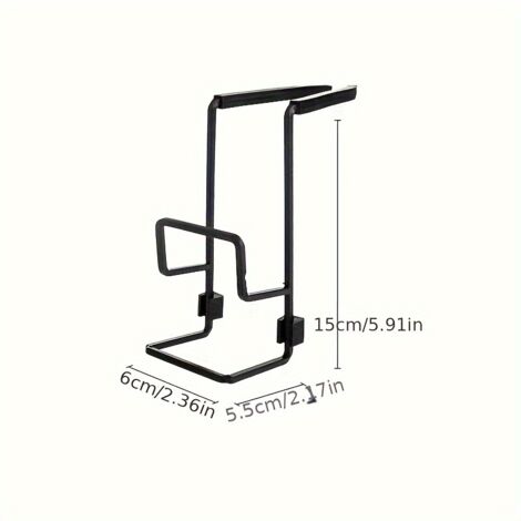 Organisateur d'évier coulissant en fer (1 pièce) - Panier de rangement pratique pour brosse, savon, torchon, éponge et serviette (FMY)