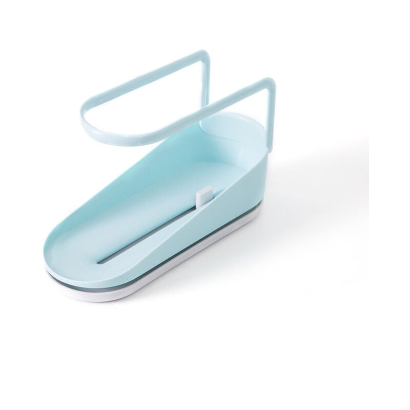 Ensoleille - Organisateur d'évier de cuisine Organisateur de savon de cuisine(bleu clair)