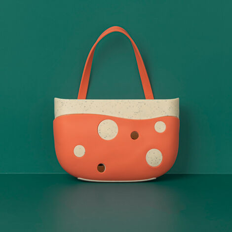 Organisateur d'évier en plastique, panier de rangement avec trou de vidange sanitaire, adapté au panier suspendu d'évier de cuisine et de salle de bains(orange)