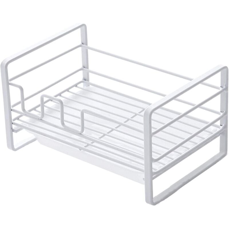 Organisateur d'évier, porte-éponge de cuisine, organisateur d'évier, égouttoir à savon, égouttoir en métal pour