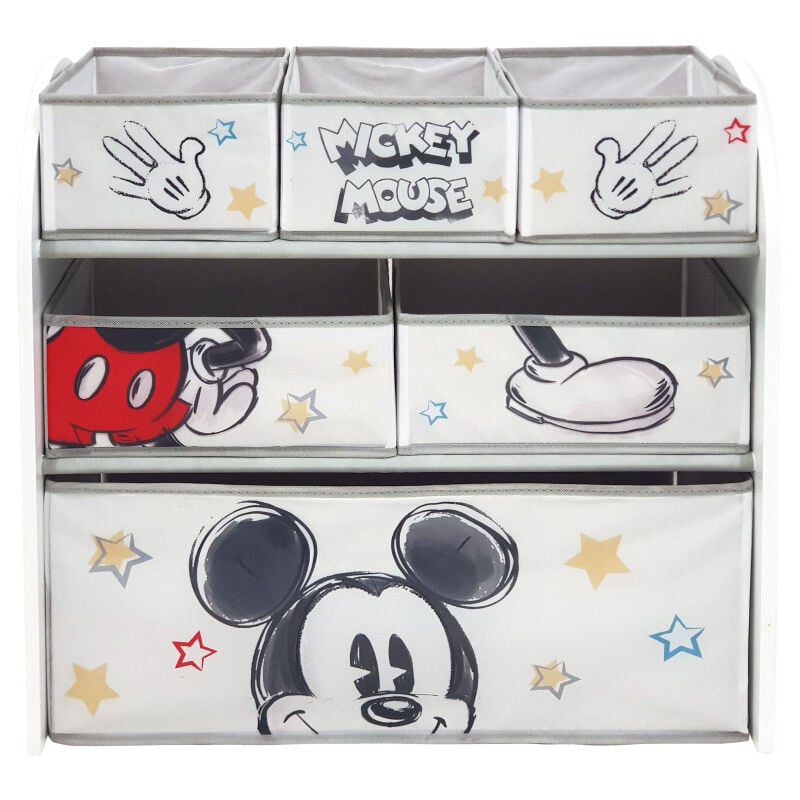 Meuble de Rangement à 6 paniers Disney Mickey