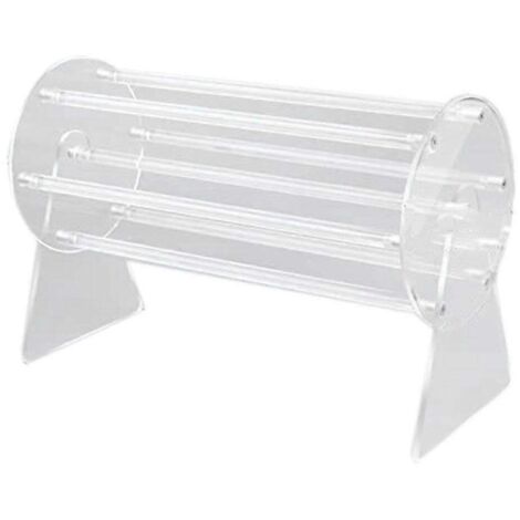 Organisateur et porte-pinces à cheveux en acrylique, support et rangement rotatif à 360° pour pinces à cheveux, organisateur de pinces à cheveux