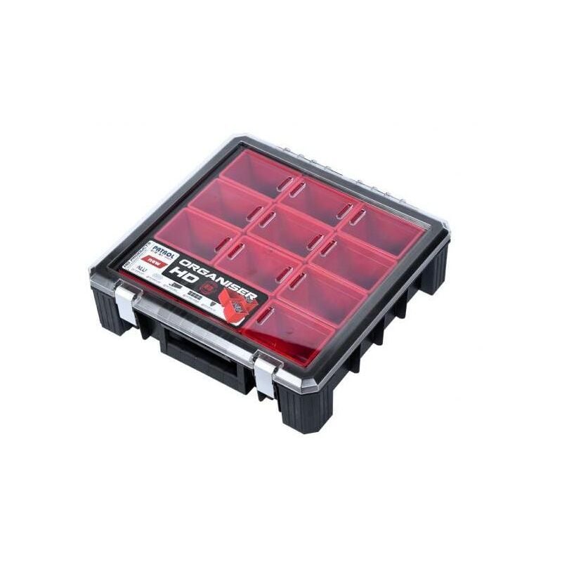 Group orghd400czapg001 hd Organiser 400 ArtPlast - Small notebook box 12 boxes Magazin removable transparent lid, vielfarbig, - Patrol