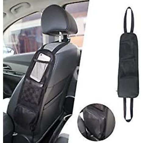 organisateur Latral De Sige, Sac De Rangement De Voiture, Support De Tlphone De Sige De Voiture De Poche En Filet Pour Tous Les Siges D'auto De Pa