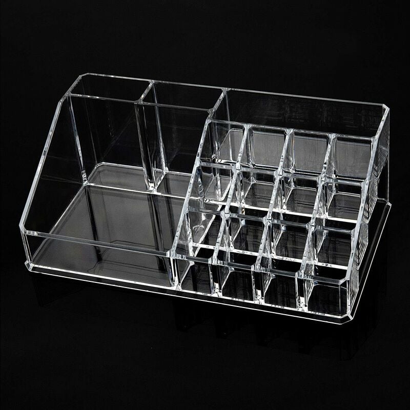 Fei Yu - Organisateur Maquillage Acrylique Boîte à Bijoux Transparent de Maquillage Pinceaux Cosmétique Pot de Rangement de Brosses Porte pour Salle