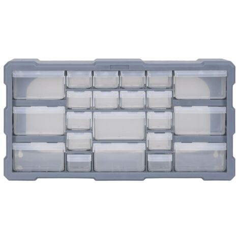 Organisateur multi-tiroirs avec 22 tiroirs 49x16x25,5 cm CFW12710