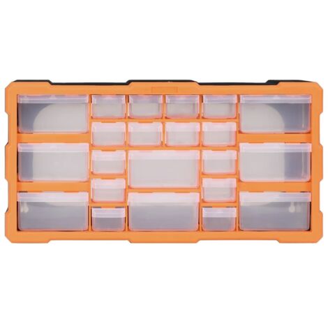 Organisateur multi-tiroirs avec 22 tiroirs 49x16x25,5 cm CFW82876