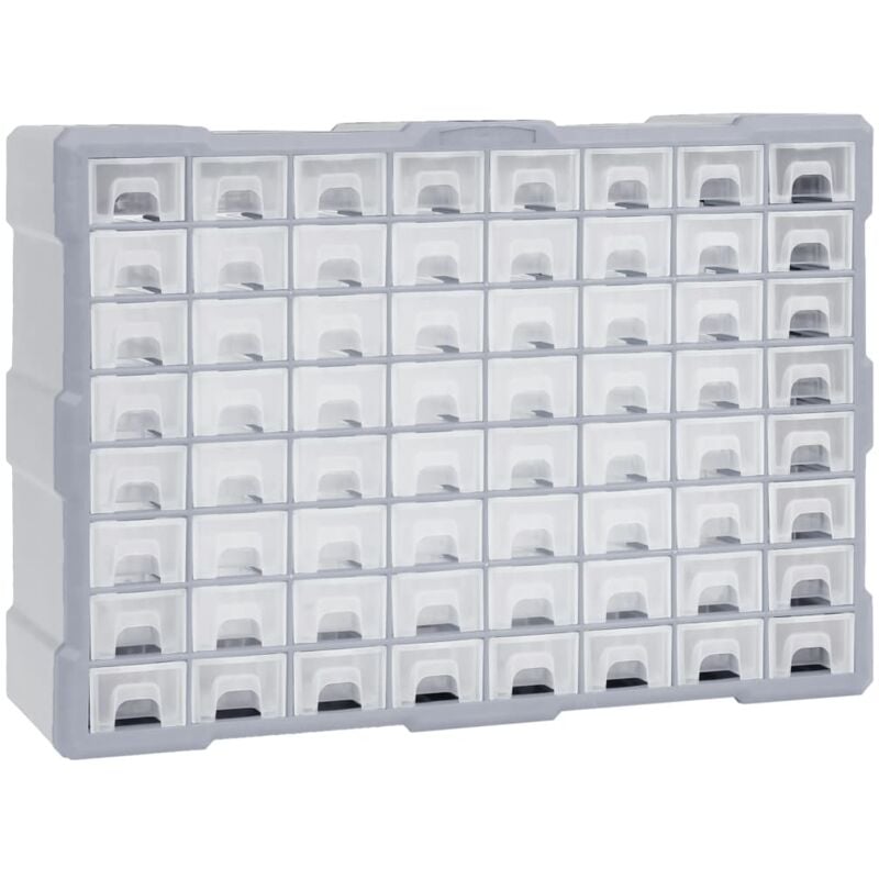 Vidaxl - Organisateur multi-tiroirs avec 64 tiroirs 52x16x37,5 cm