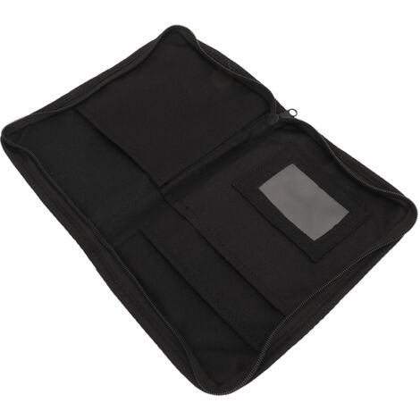 Organisateur pour boîte à gants de voiture, 6 poches, conception multifonctionnelle à fermeture éclair, porte-documents portable pour voiture, universel pour voiture