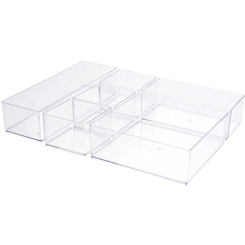 Eleganza - Organisateur pour cosmétiques, accessoires, bijoux - 6 compartiments