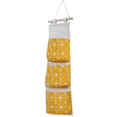 Organisateur suspendu 2pcs Sac de Rangement Mural Organisateur de Garde-Robe Pochette à Jouets Décor pour Salle de Bain