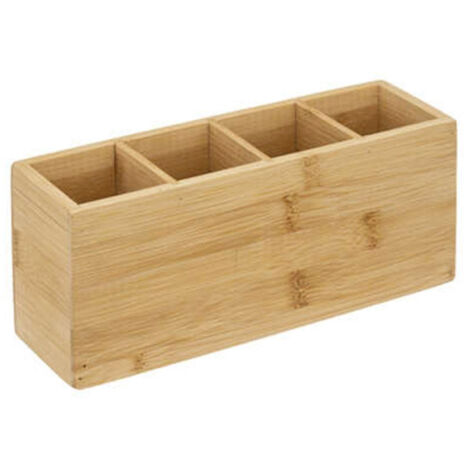 Organiseur 4 Compartiments "Natureo" 22cm Naturel