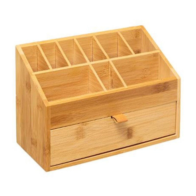 Organiseur 9 Compartiments 'Bambou' 25cm Naturel