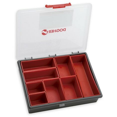 Organiseur, avec poignée mobile (240 x 195 x 55 mm)  DOGHER 052-009